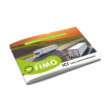 Livret profession conducteur routier marchandises FIMO personnalisable