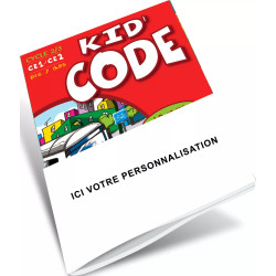 Couverture Kid'Code dès 7 ans personnalisable