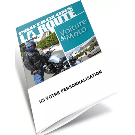 Livret partageons la route personnalisable