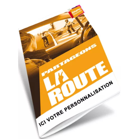 Livret partage de la route usagers vulnérables et automobilistes personnalisable