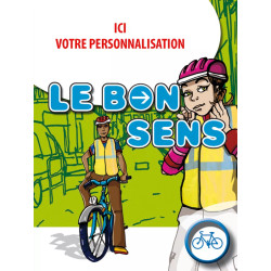 Dépliant le bon sens vélo personnalisable