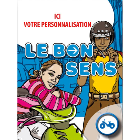 Dépliant le bon sens cyclo personnalisable