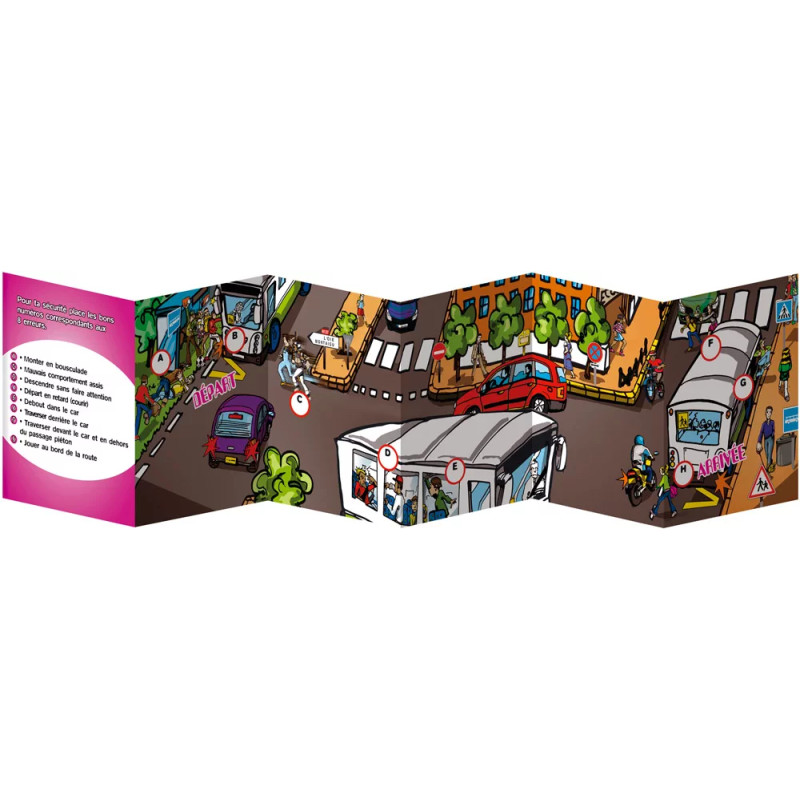 Intérieur dépliant le bon sens transport en commun