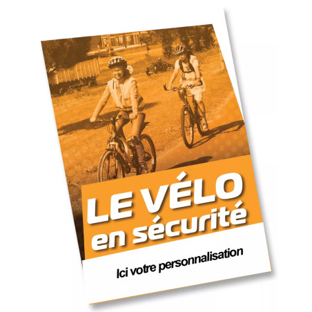 Livret le vélo en sécurité personnalisable