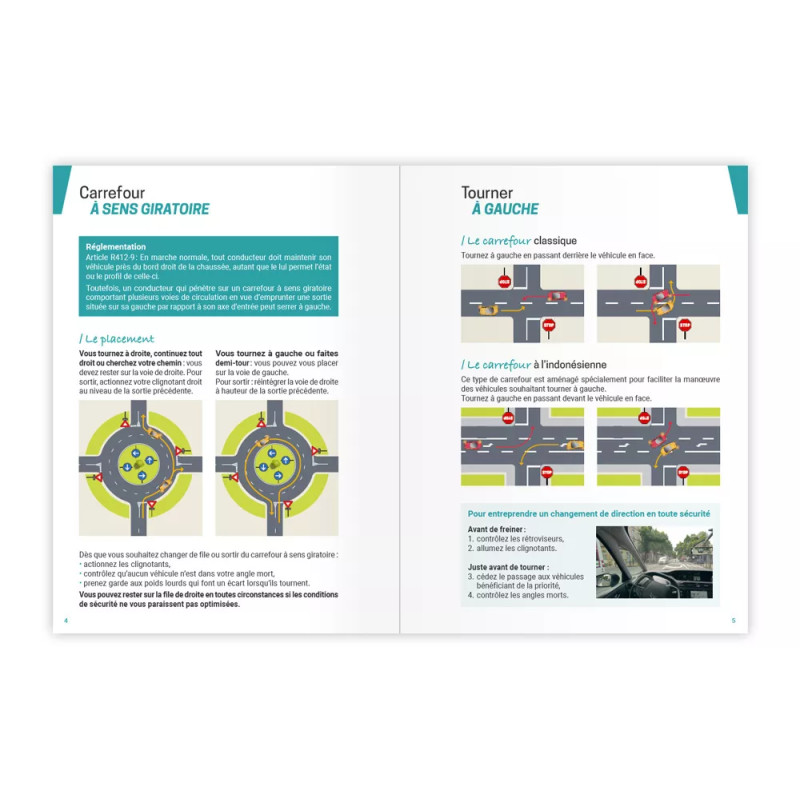 Pages intérieures chapitre carrefour et tourner à gauche