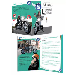 Dépliant prévention moto personnalisable
