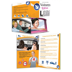 Dépliant prévention voiture 18-24 ans personnalisable