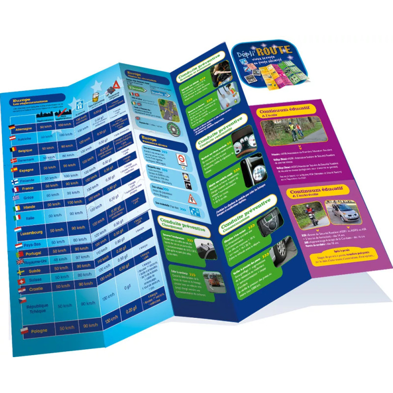 Intérieur dépliant dépliroute