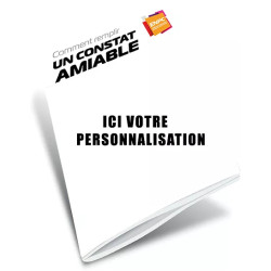 Couverture livret comment remplir un constat amiable personnalisable