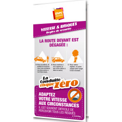 Dépliant la conduite risque zéro risques