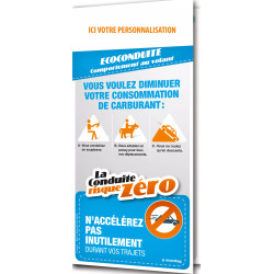 Dépliant la conduite risque zéro ecoconduite personnalisable