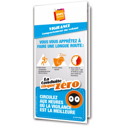 Dépliant la conduite risque zéro vigilance