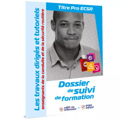 Couverture dossier de suivi de formation titre pro ECSR