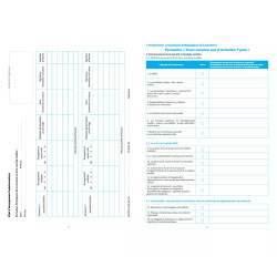 Pages intérieures programme de la formation