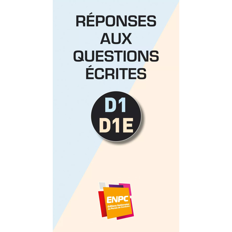 Page réponse aux questions écrites