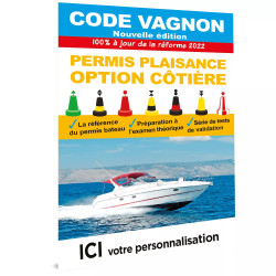 Code Vagnon permis plaisance option côtière personnalisable
