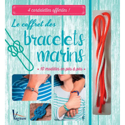 Couvrage ouvrage Le coffret des bracelets marins