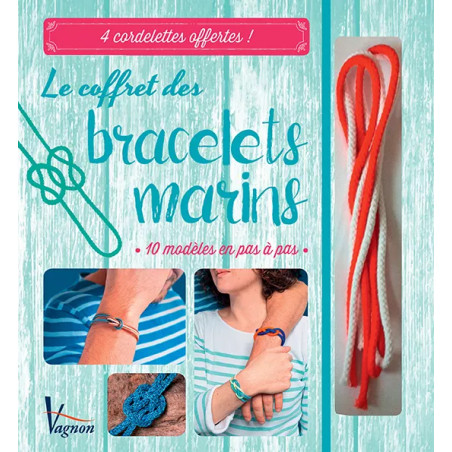 Couvrage ouvrage Le coffret des bracelets marins