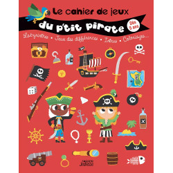 Couverture ouvrage Cahier de jeux - P'tit pirate