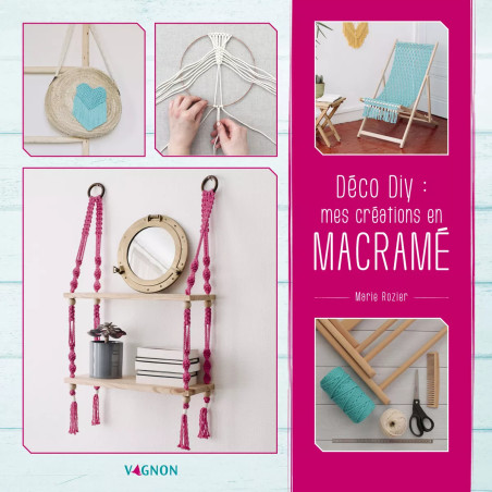 Couverture ouvrage Déco DIY : mes créations en macramé