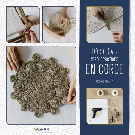 Couverture ouvrage Déco DIY : mes créations en corde