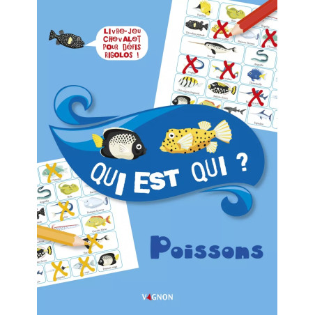 Couverture livre-chevalet Qui est qui ? Poissons