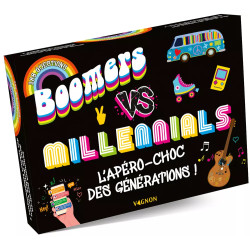 Coffret jeu Boomers VS Millennials : l'apéro-choc des générations !