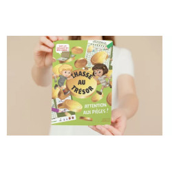 Couverture livre jeu Chasse au trésor : Attention aux pièges !