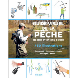Couverture ouvrage Guide visuel de la pêche en mer et en eau douce
