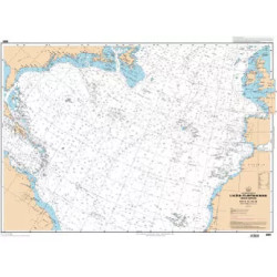 Carte marine SHOM de l'océan Atlantique Nord France-Antilles route du Rhum