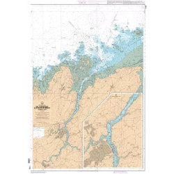 Carte marine du SHOM : De l'Île Balanec aux Héaux-de-Bréhat - Cours du Jaudy