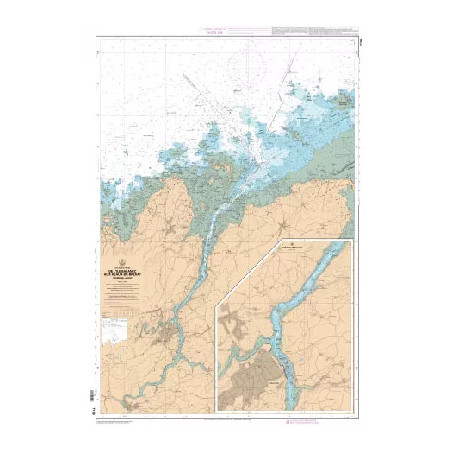 Carte marine du SHOM : De l'Île Balanec aux Héaux-de-Bréhat - Cours du Jaudy