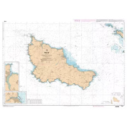 Carte marine du SHOM : Belle-Ile
