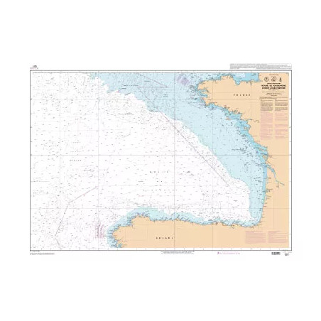 Carte marine du SHOM : Golfe de Gascogne - De Brest à Cabo Finisterre