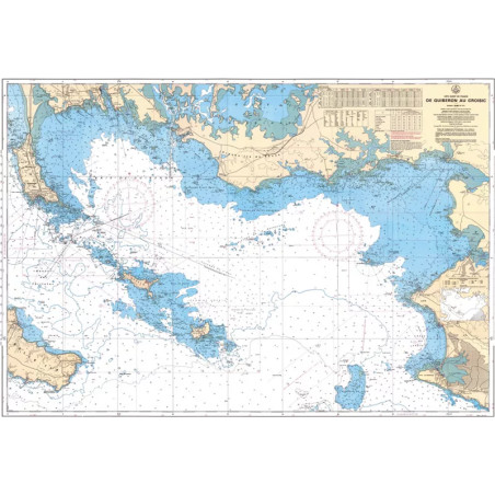 Carte marine d'examen 9999 SA SHOM