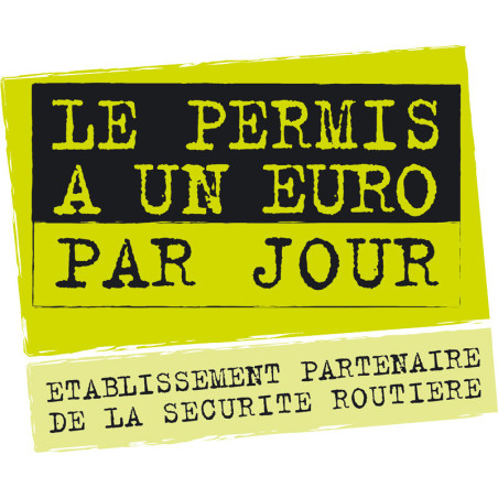 Vignette permis à 1 euros par jour