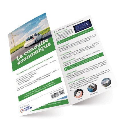 dépliant 3 volets écoconduite