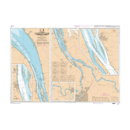 Carte marine SHOM – Gironde, Garonne et Dordogne