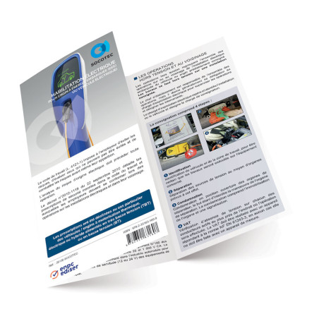 Le dépliant SOCOTEC habilitation électrique