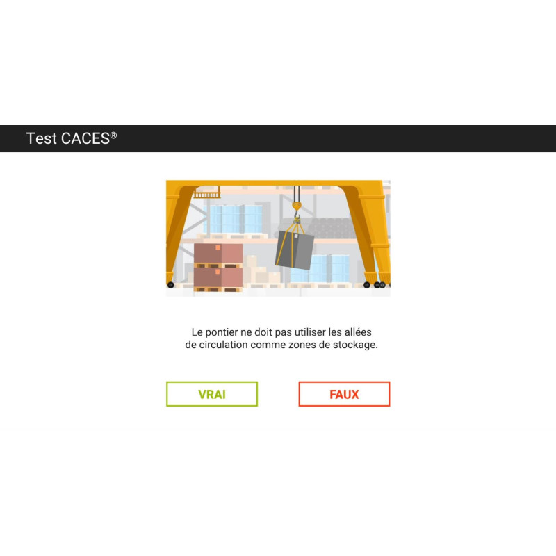 Virtuel'Certif ponts roulants CACES® R.484A | Enpc-Ediser