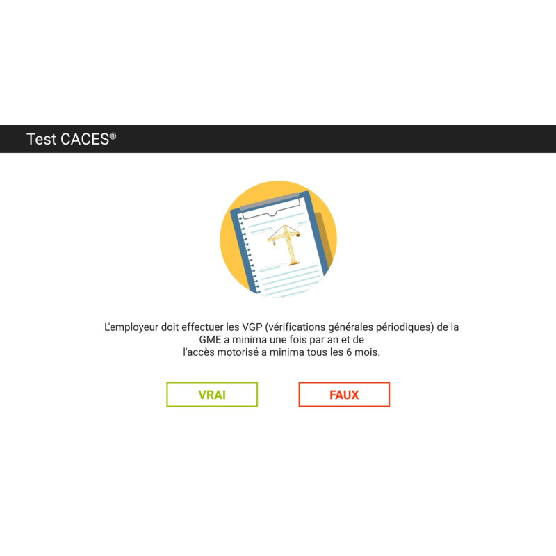 Virtuel'Certif grues à tour CACES® R487A | Enpc-Ediser