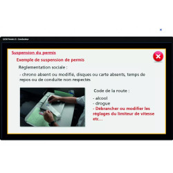 Cours suspensions du permis