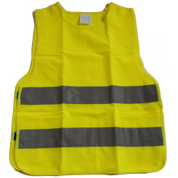 Chasuble sécurité enfant jaune