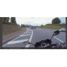 Visuel mise en situation d'une moto dans un rond point