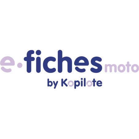 Logo E-Fiches Moto by Kopilote