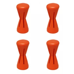 Lot de 4 capuchons de protection pour piquets moto