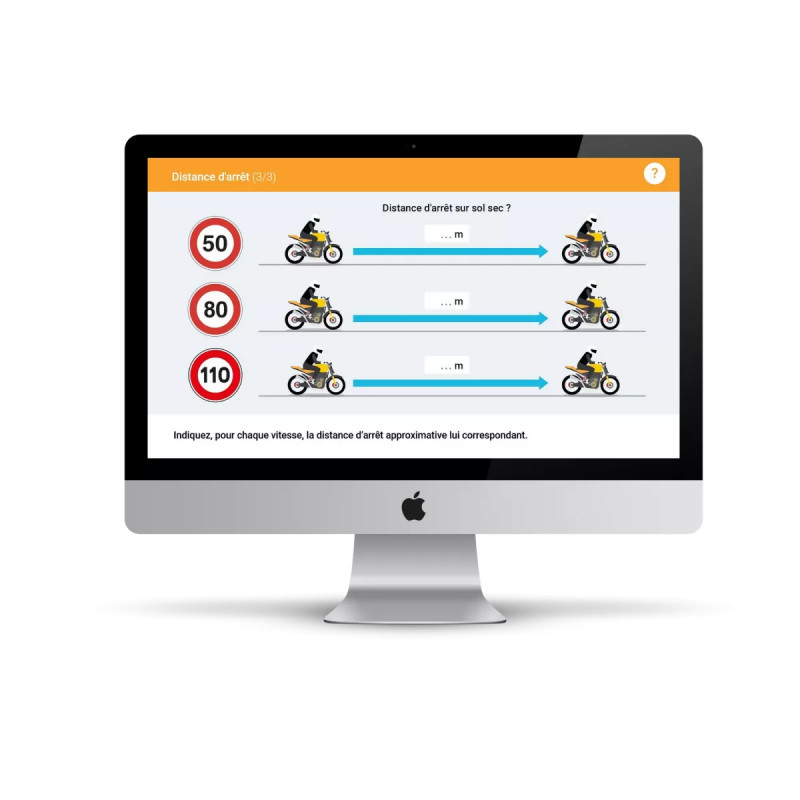 Question distance d'arrêt entre moto