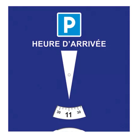 Face disque de stationnement européen