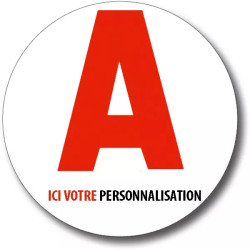 Disque A jeune conducteur personnalisable
