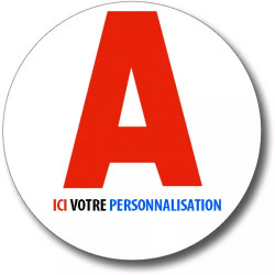 Disque A jeune conducteur personnalisable